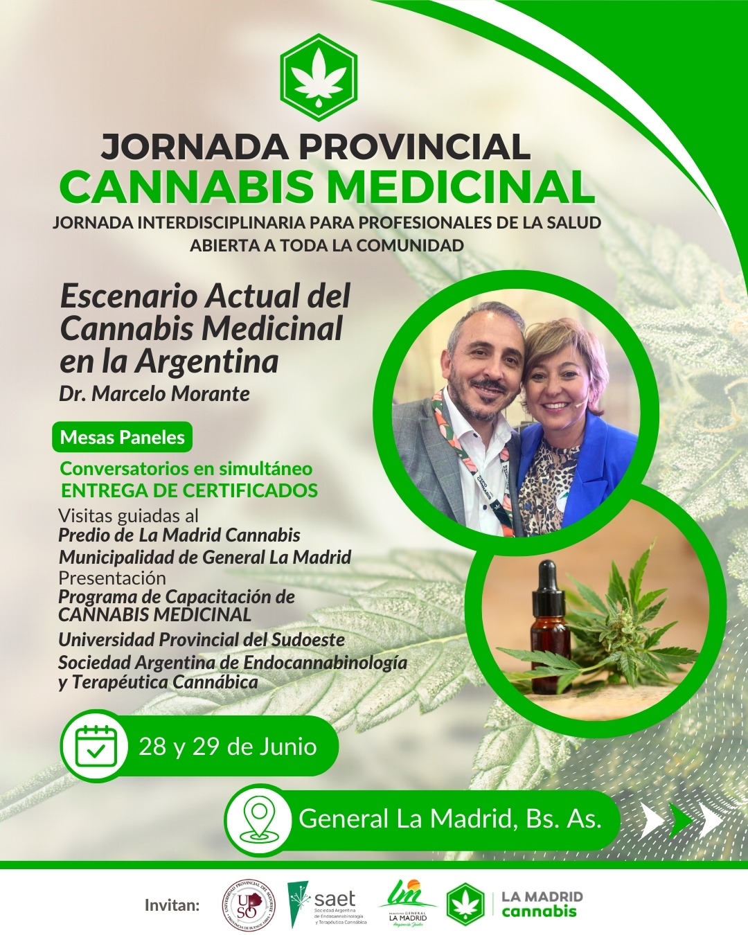 Jornada Provincial de Cannabis Medicinal en General La Madrid